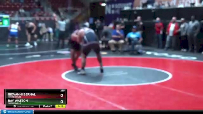 NC State football recruit Rylan Vann competing for wrestling title