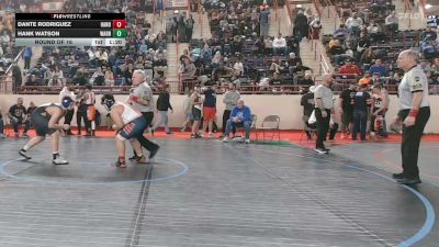 200_B lbs Round Of 16 - Dante Rodriguez, Hanover vs Hank Watson, Warrior Run
