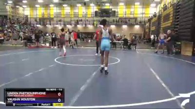 113 lbs Quarterfinal - Linden Phetxoumphone, Moen Wrestling Academy vs Vaughn Houston, Iowa