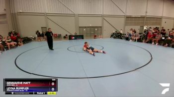 144 lbs Placement Matches (8 Team) - Gennaveve Matt, Ohio Red vs Leyna Rumpler, Pennsylvania Blue