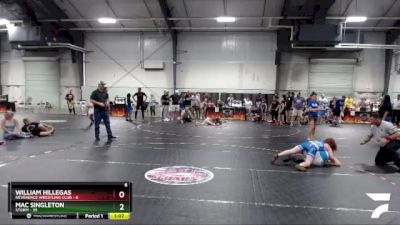 107 lbs Round 4 (6 Team) - Mac Singleton, Storm vs William Hillegas, Reverence Wrestling Club