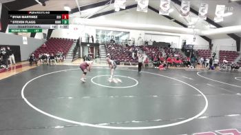 285 lbs Quarterfinal - Steven Flagg, Huntingdon vs Byan Martinez, Schreiner