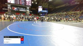 160 lbs Rnd Of 16 - Patrick Brackett, Colorado vs Austin Craft, New Jersey