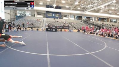 138 lbs Tyler Paulson, Wisconsin vs Joseph Leick, Iowa Red