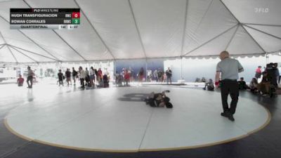 75 lbs Quarterfinal - Rowan Corrales, Rough House Wrestling Club vs Hugh Transfiguracion, Reign Wrestling Club
