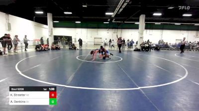 120 lbs Consi Of 32 #1 - Kobi Streeter, NE vs Alexander Denkins, OH