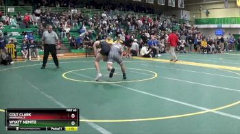 126 lbs Champ. Round 2 - Wyatt Nemitz, PERKINS vs Colt Clark, MONROEVILLE