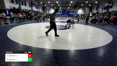 106 lbs Consi Of 8 #1 - Sam Philion, Shepherd Hill vs Benjamin Soulia, Needham