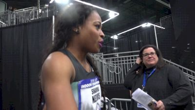 Sharika Nelvis "having fun again" after first round of 60mH at USAs