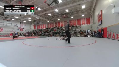 165 lbs Champ. Round 1 - Carson Campbell, Hayden vs Sebastian Flores, Rifle