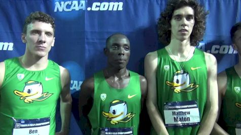 Edward Cheserek anchors Oregon DMR with 352 split after winning 5k 30 minutes prior