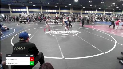 172 lbs Quarterfinal - Ka'apuni Peters, LV Bear WC vs Jordy Macias, Wapato