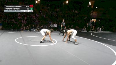 6A 150 lbs 1st Place Match - Keagan Sieracki, Southlake Carroll vs Shiloh Jackson-Bey, Allen