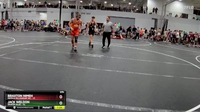 175 lbs Round 6 (8 Team) - Braxton Nimeh, Faith & Fellowship WC vs Jack Weldon, Kraken Blue