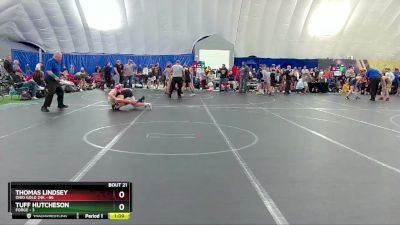 130 lbs Round 6 (8 Team) - Thomas Lindsey, Ohio Gold 24k vs Tuff Hutcheson, FORGE