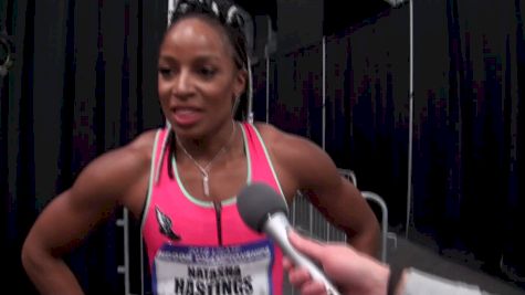 Natasha Hastings into 400 final in one of best indoor seasons