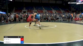 160 lbs Cons 16 #2 - Brodie Porter, Indiana vs Trevor Wilson, Missouri