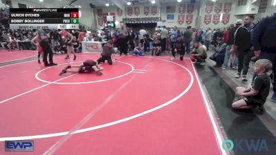 67 lbs Consi Of 4 - Ulrich Dyches, IRONMEN Wrestling Club vs Bobby Bollinger, Pocola Youth Wrestling