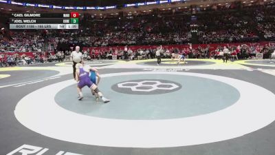 165 lbs Semis - Joel Welch, Col. DeSales vs Cael Gilmore, Mar. Highland
