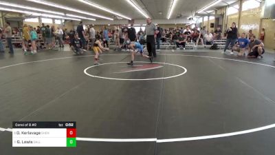 66 lbs Consi Of 8 #2 - Oliver Kerlavage, Shenandoah vs Gabriel Lewis, Dallas