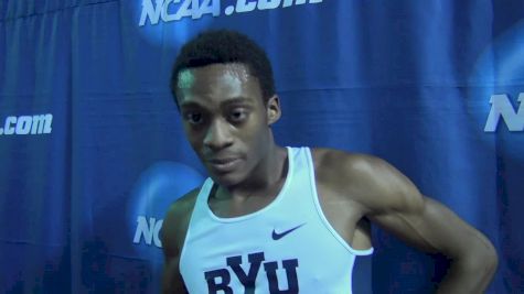 Shaquielle Walker finished third in the 800 with the flu