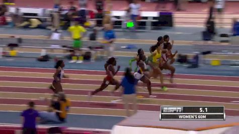 Women's 60m Final, Texas Freshman STUNS in #5 NCAA All Time!