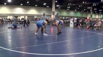 285 lbs Round 3 (6 Team) - Dusty Miller, Indiana Smackdown Black vs Adam Israel Cantu, Youth Impact Center