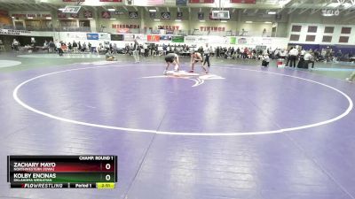 133 lbs Champ. Round 1 - Kolby Encinas, Oklahoma Wesleyan vs Zachary Mayo, Northwestern (Iowa)