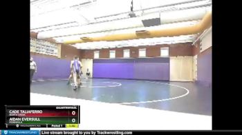 126 lbs Quarterfinal - Cade Taliaferro, North Creek vs Aidan Eversull, Peninsula