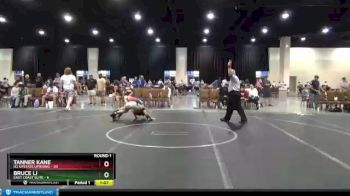 115 lbs Round 1 (6 Team) - Tanner Kane, U2 Upstate Uprising vs Bruce Li, East Coast Elite