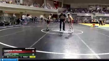 80 lbs Quarterfinals (8 Team) - Garrett Bjerga, Staples-Motley vs Cameron Kittelson, Wabasso
