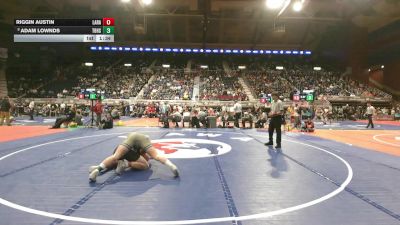 4A-175 lbs Quarterfinal - Riggin Austin, Laramie vs Adam Lownds, Thunder Basin High School