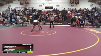 165 lbs Champ. Round 1 - Lane Robinson, St. Charles East vs Luke Thomas, Bethlehem Catholic