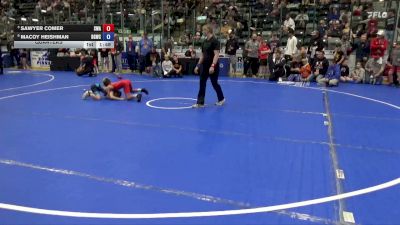 67 lbs Quarters - Sawyer Comer, Sebolt Wrestling Academy vs Macoy Heishman, Big Game Wrestling Club