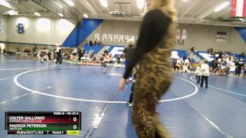 40-42 A Round 3 - Colter Galloway, Charger Wrestling Club vs Maddox Peterson, Westlake
