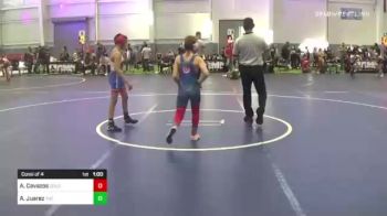 82 lbs Consi Of 4 - Abraham Cavazos, Colorado Natives vs Anthony Juarez, Tuf California Wrestling Academy