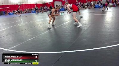 150 lbs Round 1 (6 Team) - Aiden Marquette, Weyauwega-Fremont vs Bryce Van Lannen, Pulaski