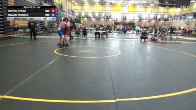 285 lbs Champ. Round 5 - Oliver Dykes, Iowa vs Travin Thomas, Iowa