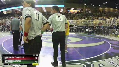 2A 132 lbs Cons. Round 2 - McKenley Charelus, Lely vs Brandon Austin, Land O`Lakes