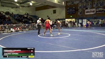 220 lbs Quarterfinal - Fernando Rodarte, Eleanor Roosevelt vs Santino Zamora, Colton