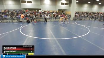 160 lbs Champ. Round 1 - Scott Dufault, NE vs Tynan Krause, MT