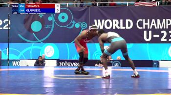 70 kg 1/8 Final - Yahya Abdullah Thomas, United States vs Emmanuel Olufemi Olapade, Canada