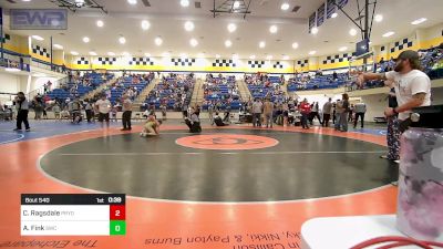 85 lbs Consolation - Colt Ragsdale, Pryor Tigers vs Austin Fink, Salina Wrestling Club