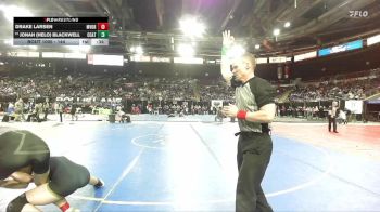 144 lbs Cons. Round 3 - Drake Larsen, Mountain View, Oregon vs Jonah (Helo) Blackwell, Central Catholic