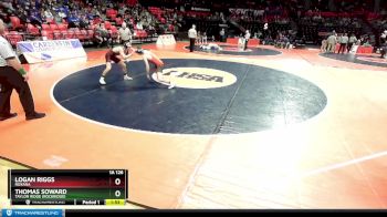 1A 126 lbs Cons. Round 1 - Logan Riggs, Roxana vs Thomas Soward, Taylor Ridge (Rockridge)