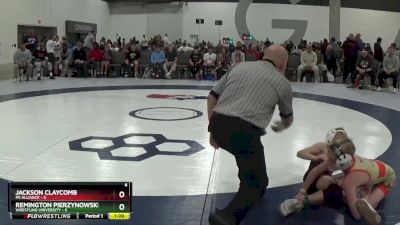 65 lbs Round 1 (6 Team) - Jackson Claycomb, PA Alliance vs Remington Pierzynowski, Wrestling University