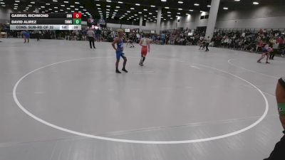 120 lbs Cons. Sub-rd Of 32 - David Alirez, Top Notch Wrestling Club vs Gabriel Richmond, SPAR Wrestling Academy