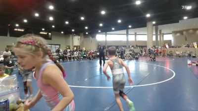 65 lbs Semis & 1st Wb (8 Team) - Kinsley Jones, Panhandle Punishers vs Sebastian Chambers, Eagle Wrestling Academy