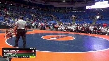 132 lbs Semis & 1st Wrestleback (8 Team) - Bradley Dollus, Chatham (Glenwood) vs Kameron Luif, Lombard (Montini)