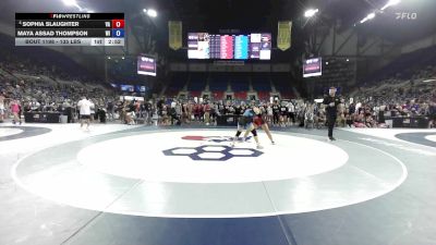 135 lbs Champ. Rd Of 128 - Sophia Slaughter, VA vs Maya Assad Thompson, WI